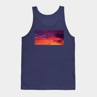 Colourful sunset sky Tank Top